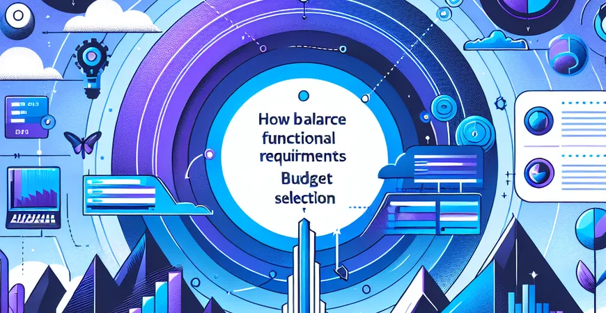 ERP 选型如何平衡功能需求与预算？